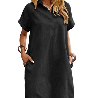 MAREN™ – Relaxed Short Sleeve Summer Dress