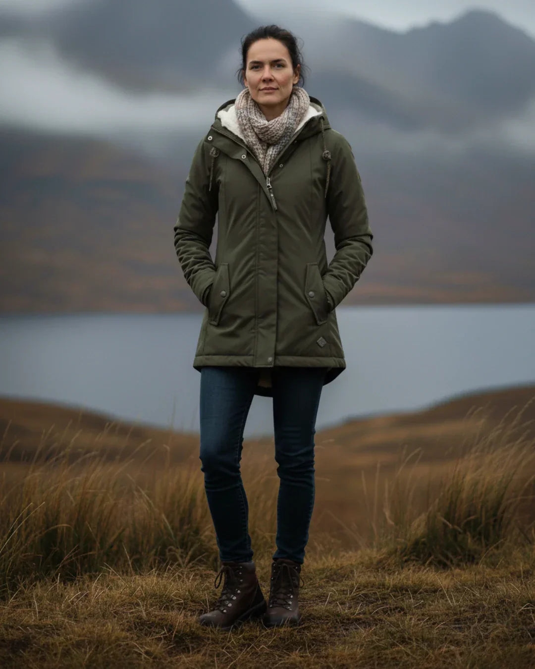 Penelope™ | Warm Fleece-Lined Waterproof Hooded Parka Jacket