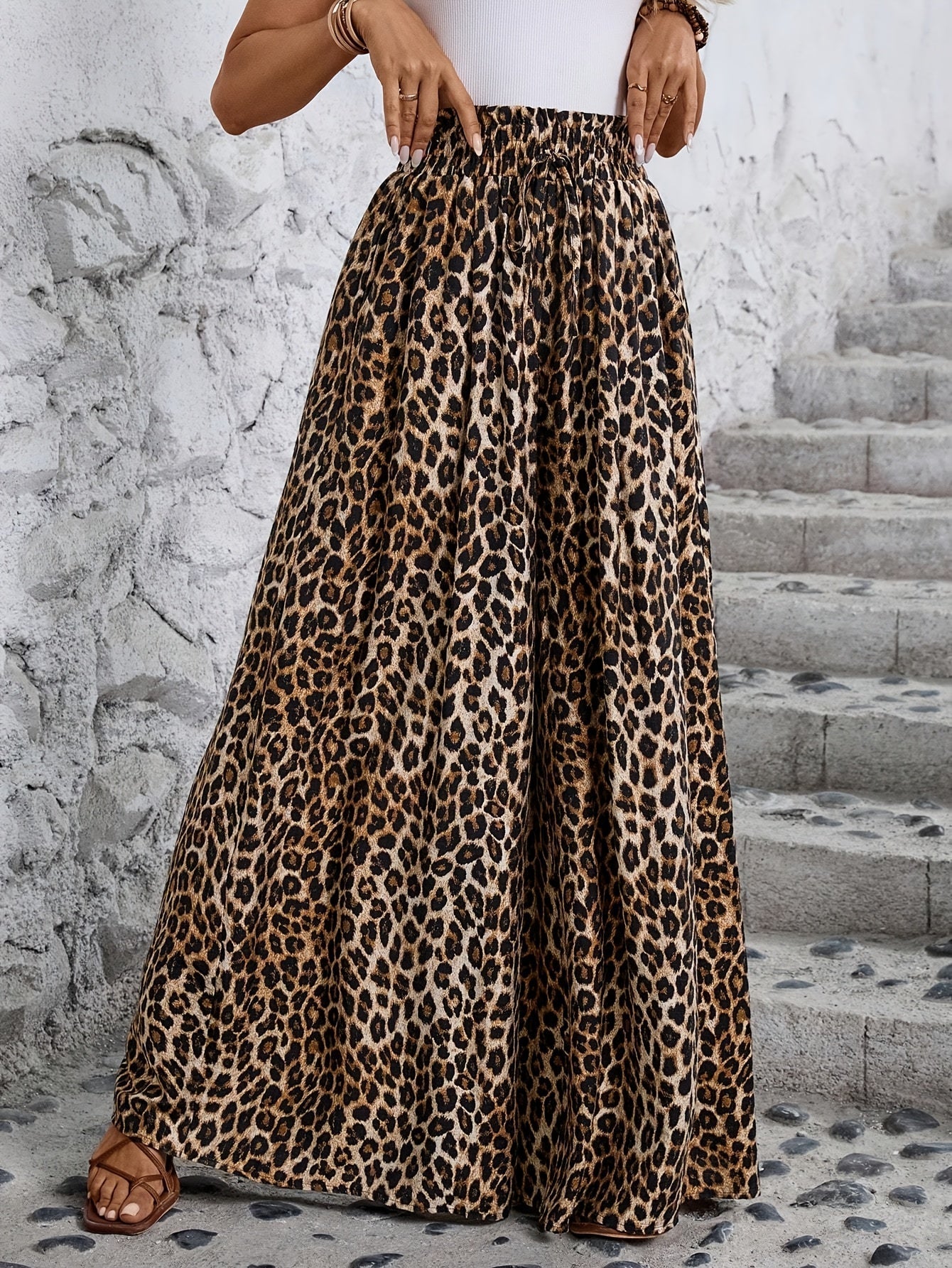 Naya™ | Elegant Lightweight Leopard Pants