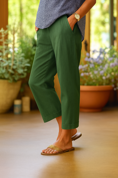 Brigida™ | Elegant and Lightweight Summer Cotton Pants