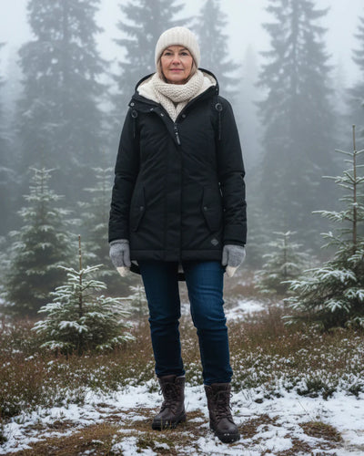 Penelope™ | Warm Fleece-Lined Waterproof Hooded Parka Jacket