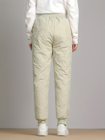 Danica™ | Quilted Elastic-Waist Winter Jogger Pants