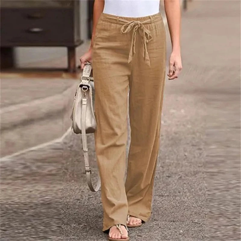 Nara™ | Breathable Elastic Linen Pants