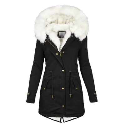 Harriett™ | Faux Fur Hooded Jacket