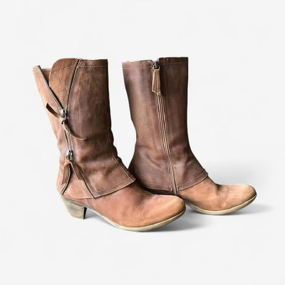 Anerisse - Women's winter boots in waterproof leather with a timeless style