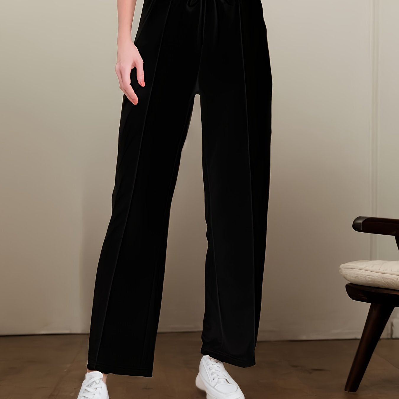 Bulma™ | Elegant Wide-Leg Cotton Pants