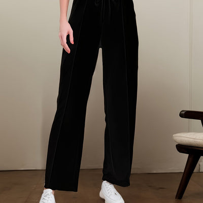 Bulma™ | Elegant Wide-Leg Cotton Pants