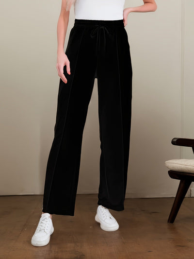 Bulma™ | Elegant Wide-Leg Cotton Pants