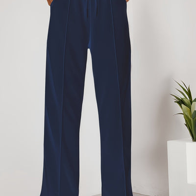 Bulma™ | Elegant Wide-Leg Cotton Pants