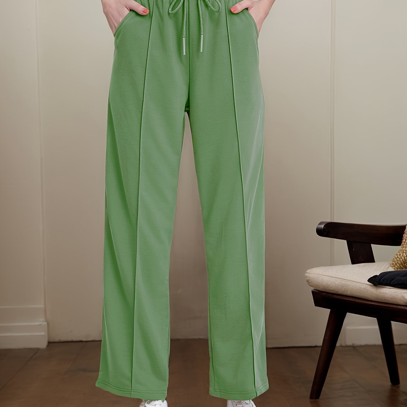 Bulma™ | Elegant Wide-Leg Cotton Pants