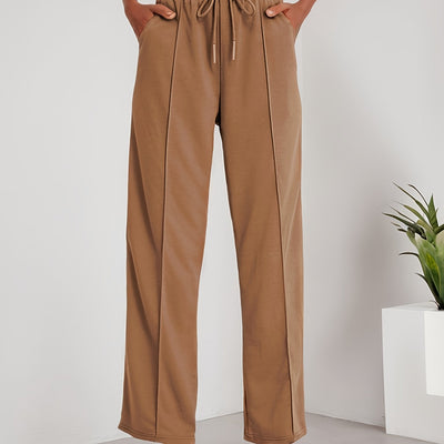 Bulma™ | Elegant Wide-Leg Cotton Pants