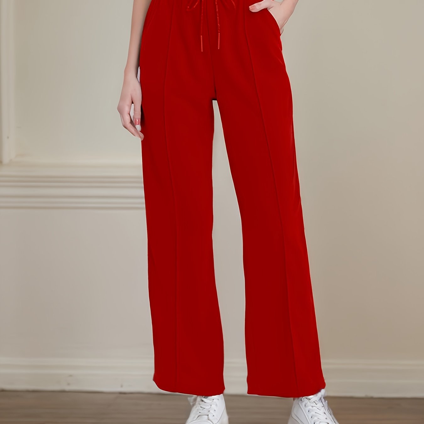 Bulma™ | Elegant Wide-Leg Cotton Pants