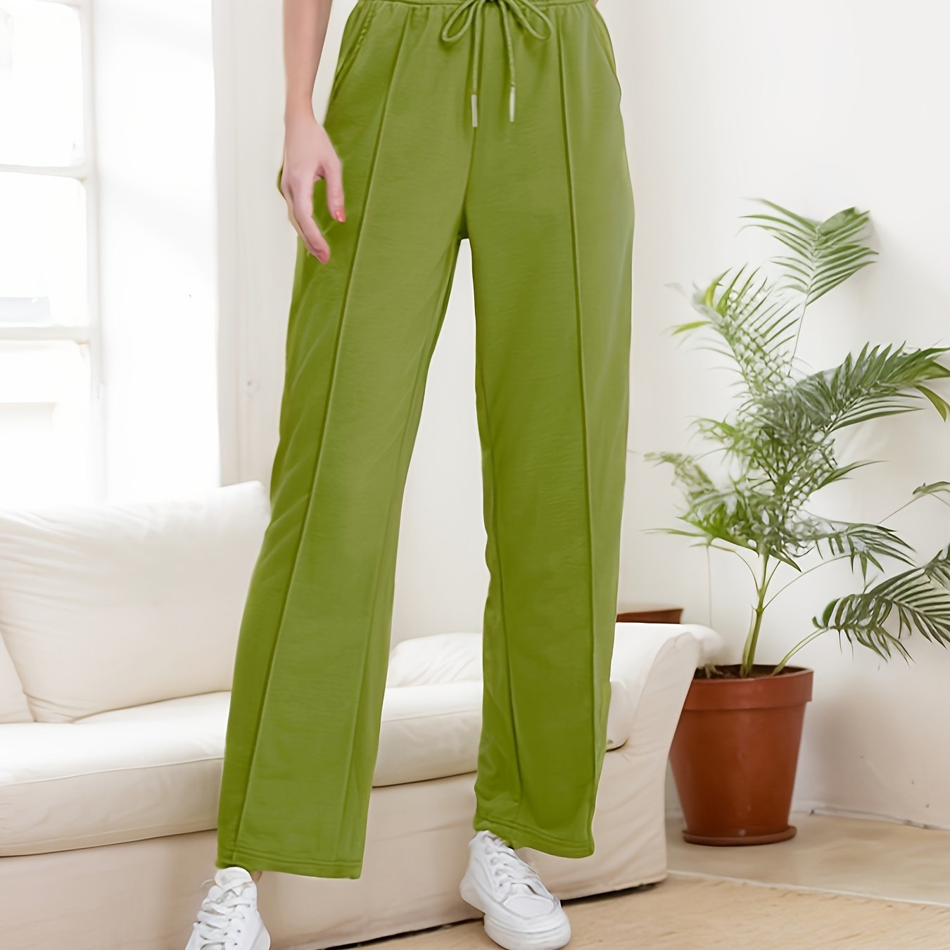 Bulma™ | Elegant Wide-Leg Cotton Pants