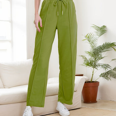 Bulma™ | Elegant Wide-Leg Cotton Pants