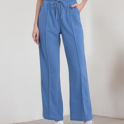 Bulma™ | Elegant Wide-Leg Cotton Pants