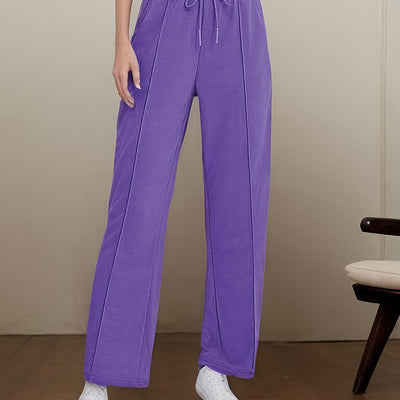 Bulma™ | Elegant Wide-Leg Cotton Pants