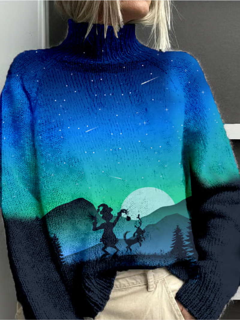 Hattie™ | Night-print Sweater