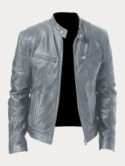 Dean™ – Timeless Tailored Vegan Leather Jacket for Effortless Edge
