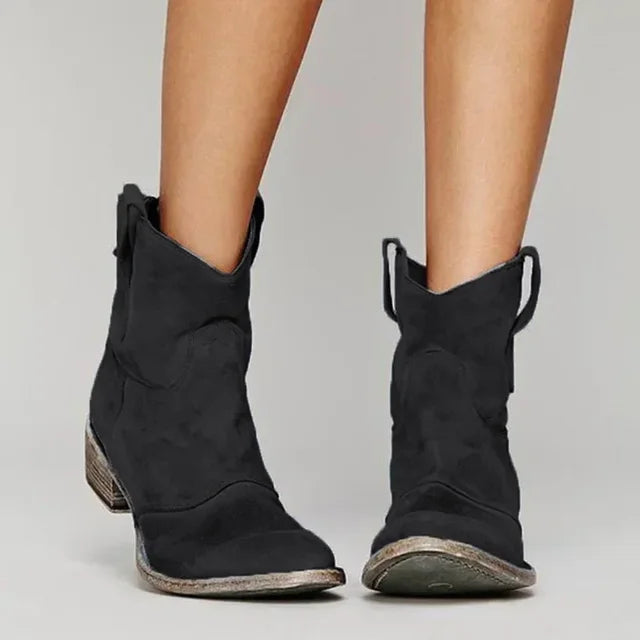 Dael - Vintage Cowboy Ankle Boots