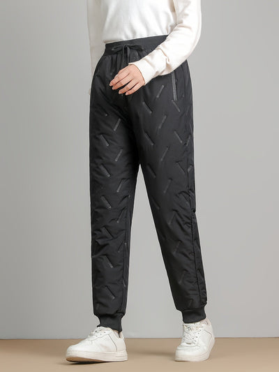 Danica™ | Quilted Elastic-Waist Winter Jogger Pants