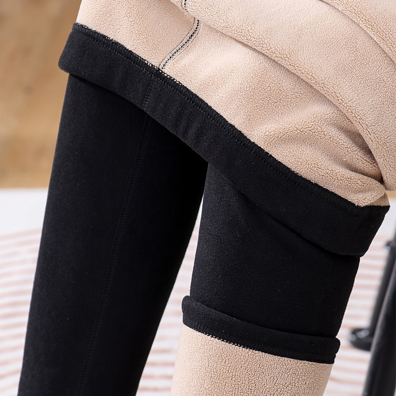 Carissa™ | Fleece-Lined High-Waist Thermal Leggings