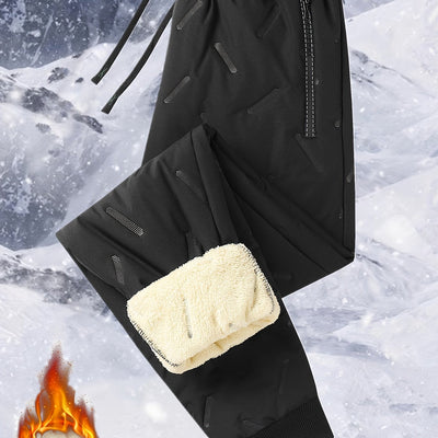 Danica™ | Quilted Elastic-Waist Winter Jogger Pants