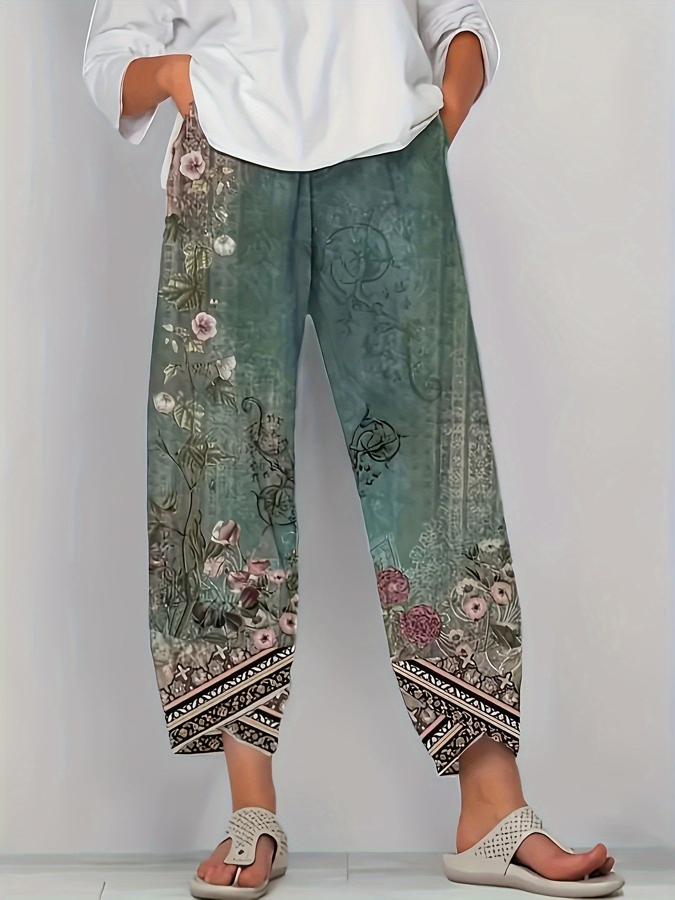 Pijan™ | Vintage Chic Capri Pants
